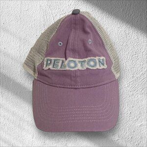 PELOTON Purple Logo Stitched Baseball Hat Cap NEW